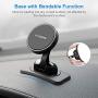 Magnetic Phone Car Mount - FLOVEME 360° Rotate Magnetic Cell Phone Holder for Car Dashboard Hands Free Phone Magnet Car Mount for iPhone 11 Pro Xs Max X XR 8 7 6 Samsung Note 10 9 S11 S10 S9 S8 Plus