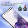 [2 Pack] Galaxy S20 Plus Screen Protector Tempered Glass Include a Camera Lens Protector,Glass Screen Protector with 3D Curved HD Clear Full Coverage for Samsung Galaxy S20 Plus