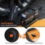 TACKLIFE M1 Tire Inflator, DC 12V Mini Digital Air Compressor Pump with Precision Gauge, 4 Nozzle Adaptors and Extra Fuse - Low Noise TACKLIFE M1 Tire Inflator, DC 12V Mini Digital Air Compressor Pump with Precision Gauge, 4 Nozzle Adaptors and Extra Fuse - Low Noise