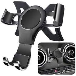 LUNQIN Car Phone Holder for Audi A3 S3 2014-2020 Auto Accessories Navigation Bracket Interior Decoration Mobile Cell Phone Mount