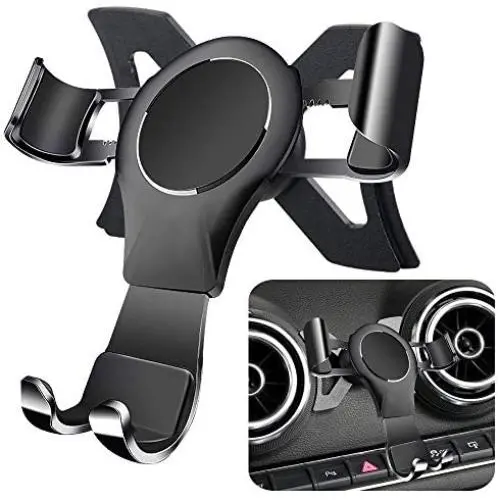 LUNQIN Car Phone Holder for Audi A3 S3 2014-2020 Auto Accessories Navigation Bracket Interior Decoration Mobile Cell Phone Mount LUNQIN Car Phone Holder for Audi A3 S3 2014-2020 Auto Accessories Navigation Bracket Interior Decoration Mobile Cell Phone Mount