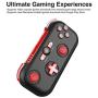 DoinMaster IPEGA Portable Bluetooth Gamepad Wireless Game Controller for Android & iOS Smartphone,iPhone,iPad,Tablet,SmartTV,Nintendo Switch,TV Box,PC (Win 7/8/10) with Protective Travel Case & Holder