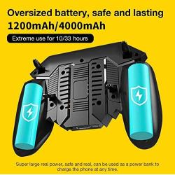 Alician AK77 Mobile Phone Gamepad Transmitter Handle for PUBG Mobile Game Controller Trigger Joystick Gamepad 1200mAh Battery Version Electronic Accessories