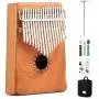 Donner 17 Key Kalimba Thumb Piano Solid Finger Piano Mahogany Body DKL-17 With Hard Case Donner 17 Key Kalimba Thumb Piano Solid Finger Piano Mahogany Body DKL-17 With Hard Case