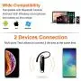 Bluetooth Earpiece Link Dream Wireless Headset with Mic 24Hrs Talktime Hands-Free in-Ear Headphone Compatible with iPhone Samsung Android Smart Phones, Driver Trucker (Black) Bluetooth Earpiece Link Dream Wireless Headset with Mic 24Hrs Talktime Hands-Free in-Ear Headphone Compatible with iPhone Samsung Android Smart Phones, Driver Trucker (Black)