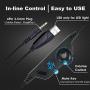 Gaming Headset for PS4 Xbox One, Gaming Headphones with Mic Stereo Surround Noise Reduction LED Lights Volume Control for Laptop, PC, Tablet, Smartphones - Blue