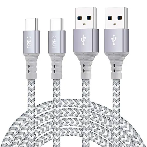 USB C Charger Cable 10-FT 2Pack Cord for Samsung Galaxy A20 A21 A01 S9 Plus S9+,Tab A 10.1 8.0 2019/10.5 2018,Tab S6 S5e S4 S3,A20E A20S A21S,A30 A30S,M31 M21 M30 M30S M20,Fast Charge Charging Wire