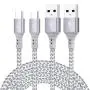 USB C Charger Cable 10-FT 2Pack Cord for Samsung Galaxy A20 A21 A01 S9 Plus S9+,Tab A 10.1 8.0 2019/10.5 2018,Tab S6 S5e S4 S3,A20E A20S A21S,A30 A30S,M31 M21 M30 M30S M20,Fast Charge Charging Wire