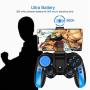Mobile Game Controller, Wireless Gaming Controller Gamepad for Android iOS for Samsung Huawei iPhone with Retractable Bracket Support 4-6 inch Mobile Phones