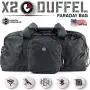 Mission Darkness X2 Faraday Duffel Bag + Detachable MOLLE Faraday Pouch. RF Shielding for Large Electronics & Mobile Devices // Used for Law Enforcement & Military Forensics + Data Privacy Mission Darkness X2 Faraday Duffel Bag + Detachable MOLLE Faraday Pouch. RF Shielding for Large Electronics & Mobile Devices // Used for Law Enforcement & Military Forensics + Data Privacy