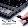 Headphone 3.5mm Splitter Mic Cable for Computer, KOOPAO Headset 3.5mm Female to 2 Dual Male Microphone Audio Stereo Jack Earphones Port to Gaming Speaker PC Adapter
