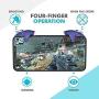 BOKA Slope Shape Pubg Metal Triggers Cum Gamepad Joystick Compatible with All Smartphones - (Silver)