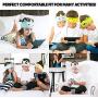 CozyPhones Kids Headphones for Girls Volume Limited with Thin Speakers & Super Soft Stretchy Headband - Perfect Toddlers & Children’s Earphones for Home, School & Travel - Mystic Unicorn