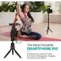 Movo VXR10+ Smartphone Video Rig with Mini Tripod, Phone Grip, and Video Microphone Compatible with iPhone 11, 11 Pro, XS, XR, X, 8, 7, 6S, 6, 5S and Android - for YouTube, Filming, Vlogging Kit Gear Movo VXR10+ Smartphone Video Rig with Mini Tripod, Phone Grip, and Video Microphone Compatible with iPhone 11, 11 Pro, XS, XR, X, 8, 7, 6S, 6, 5S and Android - for YouTube, Filming, Vlogging Kit Gear
