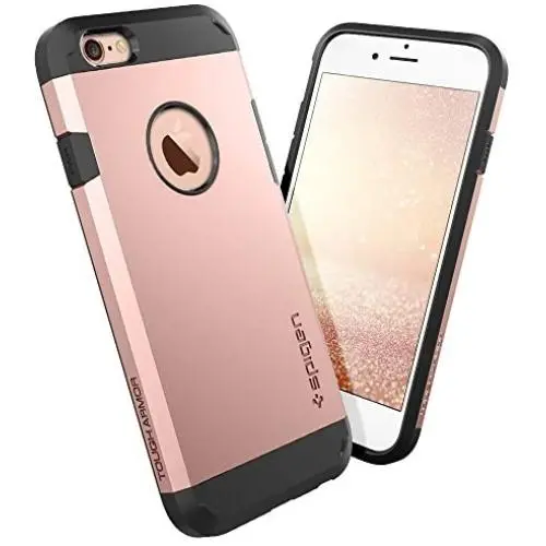Spigen Tough Armor Designed for Apple iPhone 6S Case (2015) - Rose Gold
