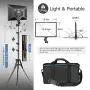 LED Video Lighting Kit with Wireless Remote, Dazzne D50(2 Packs) Dimmable Bi-Color 15.4“ LED Panel Light Stand, 45W 3000K-8000K CRI>96 Studio Light for Video Shooting Live Stream Photography YouTube