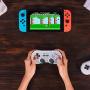 RunSnail 8Bitdo SN30 Pro Wireless Bluetooth Controller with Joysticks Rumble Vibration USB-C Cable Gamepad for Windows, Mac OS, Android, Steam, etc, Compatible with Nintendo Switch