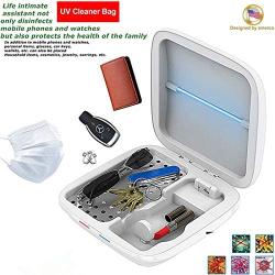 FENGTUOW Portable Cleaner case Cell Phone 4 in 1 Wireless Charging Box Compatible for iPhone 11/11 Pro Max/XR/XS Max/XS/X,Iwatch 5 4 3 2 1 and Airpods