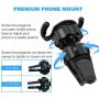 Pop Clip Air Vent Car Phone Mount for Pop Users, Kymlaa Universal 360 Rotation Cell Phone Holder Compatible with Pops Grip Out Stand, Adjustable Switch Lock for All Smartphones, GPS Navigation-2pcs
