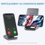 Yootech 7.5W/10W/15W Fast Wireless Charger,7.5W Wireless Charging Stand Compatible with iPhone SE 2020/11/11 Pro/11 Pro Max/XS,15W for LG V30/V35,10W for Galaxy S20/S10,Pixel 3/4XL(No AC Adapter)