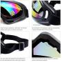 Viriber Snow Googles Windproof UV400 Motorcycle Snowmobile Ski Bicycle Riding Goggles Eyewear Sports Protective Safety Glasses
