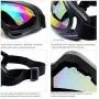 Viriber Snow Googles Windproof UV400 Motorcycle Snowmobile Ski Bicycle Riding Goggles Eyewear Sports Protective Safety Glasses