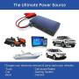 HALO Bolt Portable Car Jump Starter 57720 MWH Car Battery Jump Starter with 2 USB Ports To Charge Devices, Portable Car Charger - Black Graphite, 123225