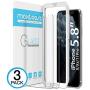 Maxboost Screen Protector for Apple iPhone Xs & iPhone X & iPhone 11 Pro (3 Packs, Clear) 0.25mm Tempered Glass Screen Protector with Advanced Clarity [3D Touch] Work w/Most Case 99% Touch Accurate