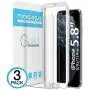Maxboost Screen Protector for Apple iPhone Xs & iPhone X & iPhone 11 Pro (3 Packs, Clear) 0.25mm Tempered Glass Screen Protector with Advanced Clarity [3D Touch] Work w/Most Case 99% Touch Accurate