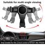 LUNQIN Car Phone Holder for 2017-2020 Cadillac XT5 2020 XT6 Auto Accessories Navigation Bracket Interior Decoration Mobile Cell Phone Mount