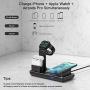 3 in 1 Charging Station for Apple Watch, iPhone and AirPods Pro,VIGLT Wireless Charger Compatible with iPhone 11/11 Pro Max/XR/XS Max/Xs/X/8 (Upgraded)