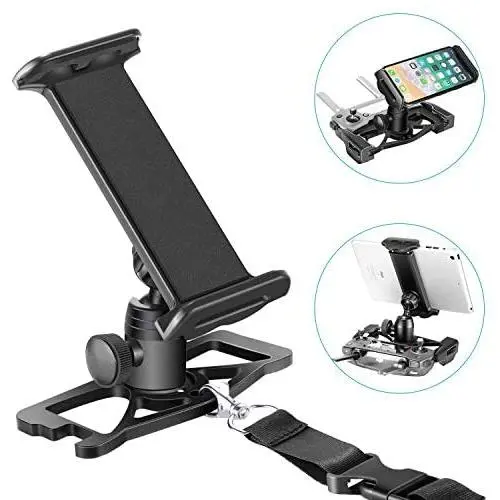 Neewer for DJI Mavic Pro, 4-12 Inches, Tablet and Mobile Phone Holder, Remote Controller Extender Mount, for Clip Smartphone, iPad, Tablet, 360-Degree Rotating (Black) Neewer for DJI Mavic Pro, 4-12 Inches, Tablet and Mobile Phone Holder, Remote Controller Extender Mount, for Clip Smartphone, iPad, Tablet, 360-Degree Rotating (Black)