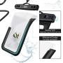 YOSH Waterproof Phone Pouch Waterproof Case Cell phone Dry Bag Underwater Pouch Compatible with iPhone 11/X/8 Galaxy S10/S9 Google Pixel 4 up to 6.8"