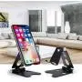 Adjustable Tablet Stand, Foldable Cell Phone Stand Holder Dock, Aluminum Universal Desk Stand Fit for iPhone,iPad,Tablet Display, Desktop Holder for Kindle Fire,Nitendo Switch,All Mobile Phone, Black Adjustable Tablet Stand, Foldable Cell Phone Stand Holder Dock, Aluminum Universal Desk Stand Fit for iPhone,iPad,Tablet Display, Desktop Holder for Kindle Fire,Nitendo Switch,All Mobile Phone, Black