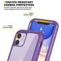 Diaclara iPhone 11 Case, Full Body Rugged Case with Built-in Touch Sensitive Anti-Scratch Screen Protector, Soft TPU Bumper Case Cover Clear Designed for iPhone 11 6.1" (Purple and Clear) Diaclara iPhone 11 Case, Full Body Rugged Case with Built-in Touch Sensitive Anti-Scratch Screen Protector, Soft TPU Bumper Case Cover Clear Designed for iPhone 11 6.1" (Purple and Clear)