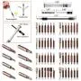 GANGZHIBAO 90pcs Electronics Repair Tool Kit Professional, Precision Screwdriver Set Magnetic for Fix Open Pry Cell Phone, Apple iPhone, Computer, PC, Laptop, Tablet, iPad, Macbook with Portable Bag GANGZHIBAO 90pcs Electronics Repair Tool Kit Professional, Precision Screwdriver Set Magnetic for Fix Open Pry Cell Phone, Apple iPhone, Computer, PC, Laptop, Tablet, iPad, Macbook with Portable Bag