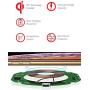 Wireless Charger Black Fast Ultra Slim 10W Wireless Charging Station Qi-Certified，Universal Wireless Charging Station Pad Compatible for Smart Phones and Other QI Devices(No AC Adapter，1 Pack)