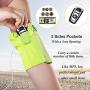 Bivilictek Cell Phone Armband for Phone Running Armband Sleeve Holder for iPhone X/XS/XR/Max/Plus & Samsung Galaxy S10/S9/Plus with Mp3 Key Holder (Green Small)