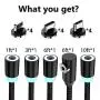 Magnetic Charging Cable, (5-Pack, 1ft/3ft/6ft/6ft/10ft) 3 in 1 USB Magnetic Phone Charger Cable Nylon Braided Magnet Charger Cable Compatible with Micro USB, Type C Smartphone and iProduct Device Magnetic Charging Cable, (5-Pack, 1ft/3ft/6ft/6ft/10ft) 3 in 1 USB Magnetic Phone Charger Cable Nylon Braided Magnet Charger Cable Compatible with Micro USB, Type C Smartphone and iProduct Device