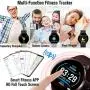 Smart Watch, Smartwatch for Android Phones, Waterproof Fitness Watch with Heart Rate Sleep Monitor Sport Fitness Activity Tracker Watch with Pedometer Calorie Compatible for Samsung iOS Women Men Smart Watch, Smartwatch for Android Phones, Waterproof Fitness Watch with Heart Rate Sleep Monitor Sport Fitness Activity Tracker Watch with Pedometer Calorie Compatible for Samsung iOS Women Men