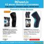 POWERLIX Knee Compression Sleeve Support Brace for Men & Women – Knee Braces for Knee Pain Relief, Working Out, Running, Sports, Strain, Swelling, Injury, Meniscus Tear, Arthritis – Check Sizing Chart