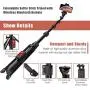 Selfie Stick Tripod, 59" All-in-One Extendable Portable Bluetooth Selfie Sticks Phone Tripods Compatible with iPhone 11 11 pro Xs Max Xr X 8Plus 7, Galaxy S10+ S9 S8 and Digital Cameras, Lightweight Selfie Stick Tripod, 59" All-in-One Extendable Portable Bluetooth Selfie Sticks Phone Tripods Compatible with iPhone 11 11 pro Xs Max Xr X 8Plus 7, Galaxy S10+ S9 S8 and Digital Cameras, Lightweight
