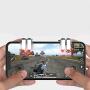 W6 Shooter Controller PUBG ROS Trigger Fire Aim Button for Mobile Game 1 Pair PUBG Mobile Game Fire Button Phone Gaming Trigger Shooter Controller