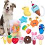 Dono Squeaky Plush Dog Toys-Pet Pack for Puppy Cute Toys Small Stuffed Puppy Chew Interactive Doggie Toys 13 Pack Tooth Grinding & Training Pet Toy Supplies for Medium to Small Dogs Dono Squeaky Plush Dog Toys-Pet Pack for Puppy Cute Toys Small Stuffed Puppy Chew Interactive Doggie Toys 13 Pack Tooth Grinding & Training Pet Toy Supplies for Medium to Small Dogs