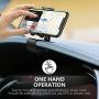 JunDa Car Phone Holder 360-Degree Rotation Cell Phone Holder Suitable for 4 to 7 inch Smartphones,Rotating Dashboard Clip Mount Stand