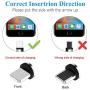 Crozziz Magnetic Charging Cable(2 Pack,10ft) 3 in 1 Cable,Compatible with Mirco USB, Type C Smartphone and iProduct Device(Black) …