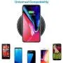 Fast Wireless Charger,2Pcs 10W/7.5W/5W S6/S7/S8/S9/S10/S20 Note 10 Wireless Charger Pad Compatible with iphone8/8plus iPhone X Samsung Galaxy S20/S10/S9/S8/S7/S6/Edge/Plus/S6 Active