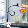Gooseneck Cell Phone Holder, Adjustable and 360-Degree Rotating Lazy Mobile Phone Holder, Suitable for Desks, Bedside Cabinets, Offices, Living Room, Kitchens, Supports for Live Broadcast