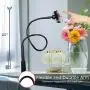 Gooseneck Cell Phone Holder, Adjustable and 360-Degree Rotating Lazy Mobile Phone Holder, Suitable for Desks, Bedside Cabinets, Offices, Living Room, Kitchens, Supports for Live Broadcast