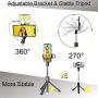 BACNUNN Selfie Sticks & Cell Phone Tripods Stand with Wireless Bluetooth Remote & Fill Light Mini Portable Extendable Selfie Stick for iPhone 11/XR/X/8/8Plus/7/7Plus/6s/6 Samsung Galaxy Android